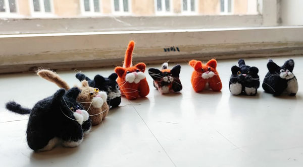 мк по сухому валянию шерсти для начинающих в СПб